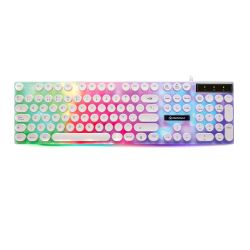 Teclado G21 Punk - Keyboard White Makkax